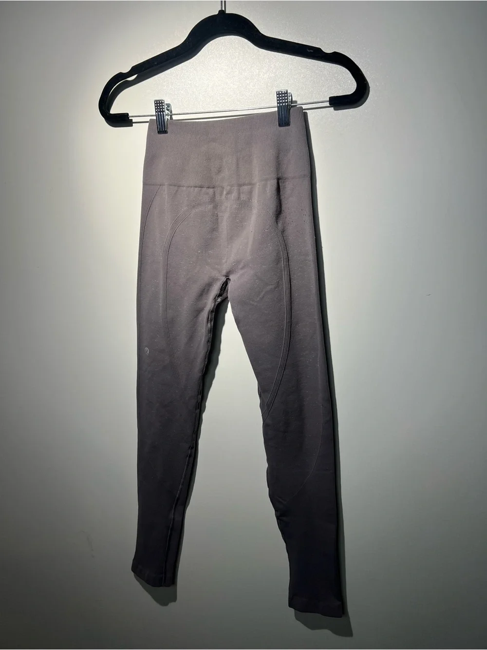 Lululemon Swift Speed Seamless Leggings Gray Speckled Sz 2
